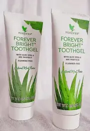 2 ~ Forever Bright TOOTHGEL Aloe Vera with Bee Propolis KOSHER HALAL