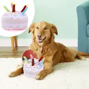 Plush Pet Birthday Toy Exquisite Workmanship Grinding Plaything Child
