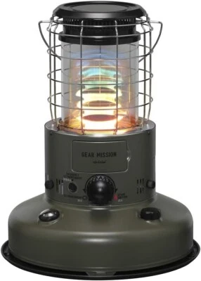 TOYOTOMI GEAR MISSION RR-GE25 OLIVE Kerosene Oil Heater Rainbow Flame F/S