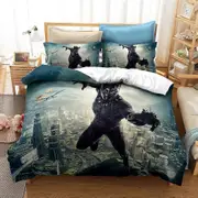 v3378 Bed Sheets Black Panther Collection Duvet Cover Set Bedroom Decor Soft Bedclothes Bed Sheets IU3378