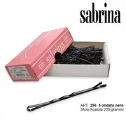 Sabrina ball clip n.5 on-sc 200 grams black wavy