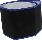 Abaodam Sweat Waist Trimmer Belt for Men Women Fat Burning Workout Adjustable Comfortable Waist Trainer for Gym Running Exercise Blue
