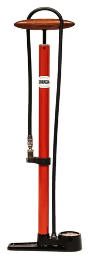 Silca Pista Floor Pump 220psi Red