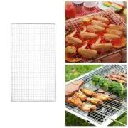 Steel BBQ Grill Grate Grid Wire Mesh Rack Replacement Cooking V9C2