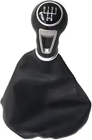 Gear Shift Knob 5/6 Speed Leather Car Shift Gear Knob Lever Gaitor Boot Cover for Vw for Golf for Jetta for Eurovan Auto Accessories Shift Knob