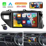 2+32G Android 15 Car Radio Head Unit For Toyota Hilux 2015-2022 GPS Navi Carplay
