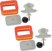 XXUMKL Fit For 5200 5800 52 58CC Chainsaw Garden Tool Parts 2 Sets Replace Paper Air Filter