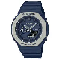 在飛比找環球Online優惠-【CASIO卡西歐】G-SHOCK 耐衝擊八角雙顯電子錶_海