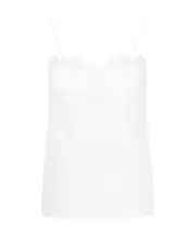 sheer tank top FR36,FR38,FR40 White