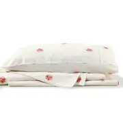 Bianca French Bouquet Cotton Flannelette Sheet Set Single