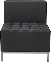 SOFA,ARMLESS,SECTIONAL,BK