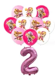 Pink Skye Birthday Party Decoration Kids Shower Boys Girls Tableware Supplies T