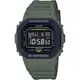 CASIO G-SHOCK 軍事風格200米計時錶/綠/DW-5610SU-3