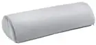 Half Moon Memory Foam Bolster Pillow Color Grey For Back & Neck