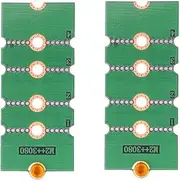 2 Pack M.2 NVME SSD Hard Drives 2230 to 2242 2260 2280 Expansion Card Holder, NVME M.2 SSD Hard Drives 2242 to 2260 2280 Expansion Board Converter Adapter Green