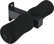 Wall Mounted Nordic Hamstring Curl Machine - Compact Fitness Training Equipment - Steel & Foam Padded Ankle Bar Versatile Workout Tool for Nordic Curls Spanish Squats Sit-Ups Core Twists & More