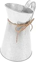 Vintage Metal Flower Vase Rustic Decorative Planter for Wedding Party Home Decor Garden