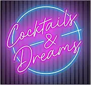 Sign Lamp Cocktails And Dreams Neon Sign Bar Wall Decor Home Party 50cm(B)