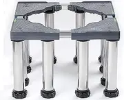 Universal Mobile Base Mini Fridge Washing Machine Stand Base,Extendable Appliance Fridge Stand 26-39cm Heightening Cookers Base Tray Large Outside Plant Container-12 Legs