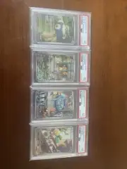 Sequential PSA 9 Pidgey Art Snorlax 51 Charmander 44 Squirtle 148 &Bulbasaur 143