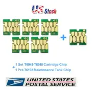 6 PCS one time cartridge chip epson t3000 t5000 t7000 t3270 t5270 t7270 + T6193