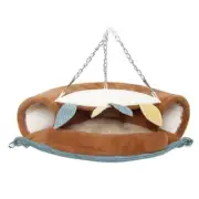 Birds Hammock Plush Hanging House Small Animals Squirrel 2 Layer Hammock Beds