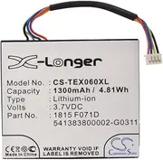 1300mAh 4.81Wh Battery Replacement for Texas Instruments N2 AC 2L1 A, TI-84 C Silver, TI-84 Plus C Silver Edition, TI-Nspire CAS Touchpad, TI-Nspire CX, TI-Nspire CX CAS, TI-Nspire Touchpad calculator