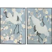 Tinka Design 100x4x140cm Mixed Bird Canvas Artwork