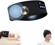 RAUWIZX Bluetooth Music Sleep Headphones, Bluetooth Sports Headphones, Talking Hairband with HD Stereo Speakers for Exercise, Jogging, Yoga, Insomnia, Travel, Meditation Meditation