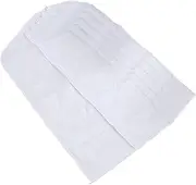 CHILDWEET 5pcs Transparent Clothing Cover Dust Dress Storage Bags Non Woven Zip Closure for Wardrobe Organization for Home Hanging Clothes Storage