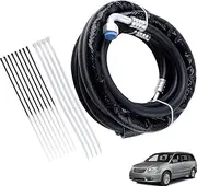 MUCO Rear AC Line Set C4677 Replacement Lines Air Conditioning Line for Dodge Grand Caravan Caravan C-hrysler Town Country Minivans 2008 2009 2010 2011 Rear Aux AC Hose Kit