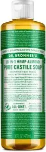 DR. BRONNER'S Pure-Castile Soap Liquid (Hemp 18-in-1) Almond 473ml