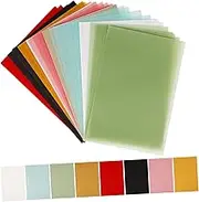 IWOWHERO 50 Sheet Engineering Drawing Paper Coloured Vellum Paper for Craft Thick Vellum Paper Transparent Paper for Printing Trace Paper Colored Printer Paper White Copy Paper Colorful