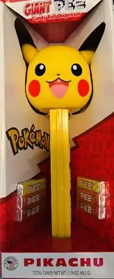 Giant PIKACHU - Pokémon - Limited Edition - 12” PEZ Dispenser - NIB (2024)