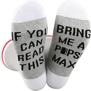 [TSOTMO] Drinks Socks Drinker Gift If You Can Read This Bring Me A Drinks Novelty Socks Gift for Drinks Lover (P MAX socks), P Max Socks, One Size