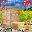 Auto Shed Beehive Super Beekeeping Brood House Box 7 Auto Honey Bee Hive Frames
