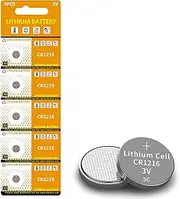 5PC CR1216 Coin Battery ECR1216 DL1216 Lithium 3V Watch Batteries Coin Cell Battery