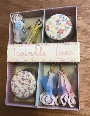 NEW Ballerina Theme Cupcake Decoration Kit 24 Cups & 24 Picks Meri Go Round NIP