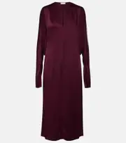 [Stella McCartney] Stella McCartney Cutout satin gown AU 16 burgundy