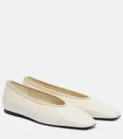 [Toteme] Toteme Patent leather ballet flats AU 8 white