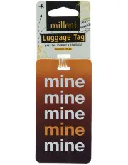 [Milleni] Travel Mine Luggage Tag in Orange