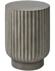 Cooper & Co. 56Cm Seville Concrete Side Table Stool Light Grey