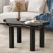 Oikiture Coffee Table Side Tables Sofa Cafe Desk Living Room Cloud Irregular