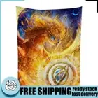 Fire Phoenix Printed Tapestry Polyester Wall Hanging Rugs Blanket (145x200cm)