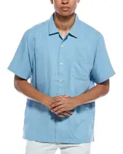 Tommy Bahama Coconut Point Prismatic Check Camp Shirt