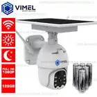 WIFI Solar Security Camera 28GB WIFI Home PTZ PIR Rechargeable Battery Wireless