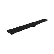 150-600mm Linear Heelguard Adjustable Floor Waste Matte Black