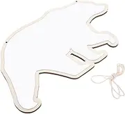 Nordic Style Acrylic Mirror Bear Shape Pendant Wall Decor Boys and Girls Room Mirror Home Decor Nursery Wall Art