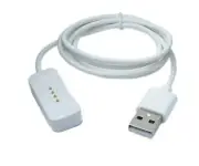 USB 2.0 Cable 100 CM Charging Dock for Oppo Watch 3 2 1 Pro Se Smart Watch White