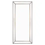 Zeta Floor Mirror - Antique Gold